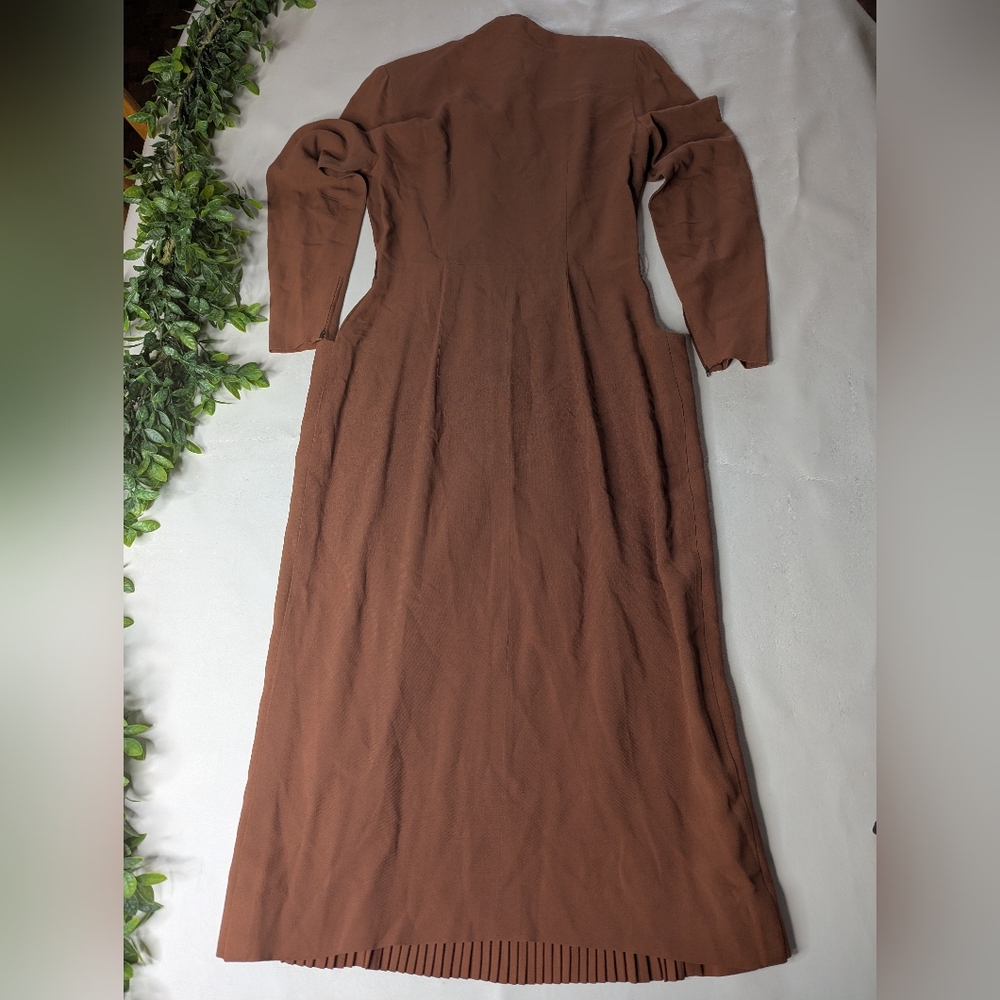 Vintage 1940s Wiley Samuelson original Dress Brown - Picture 12 of 12